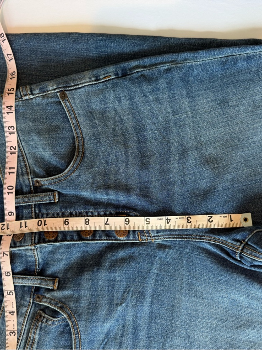 J. Crew Women's High-Rise Button-Fly Light Blue Jeans - Picture 4 of 7